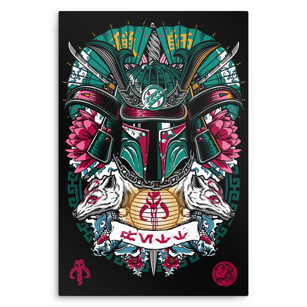 Bounty Hunter Samurai - Metal Print