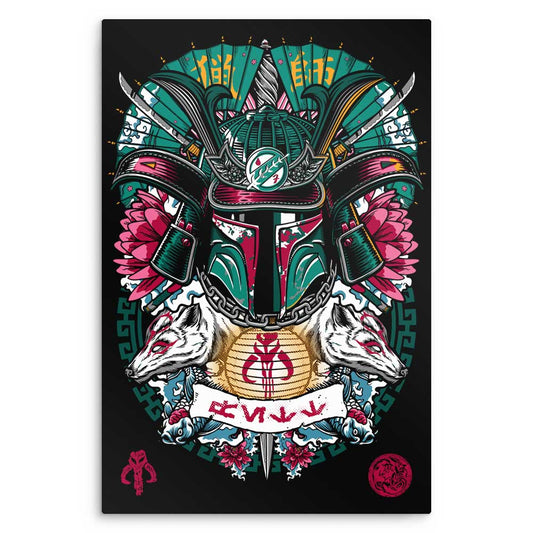 Bounty Hunter Samurai - Metal Print