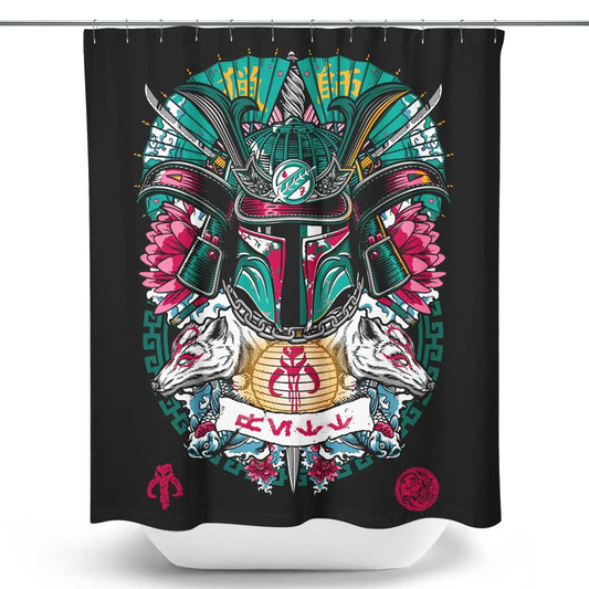 Bounty Hunter Samurai - Shower Curtain