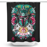 Bounty Hunter Samurai - Shower Curtain