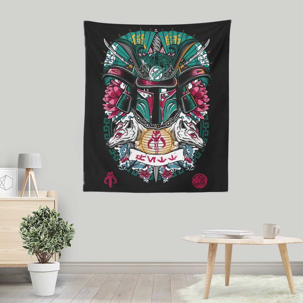 Bounty Hunter Samurai - Wall Tapestry