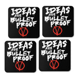 Bullet Proof - Coasters