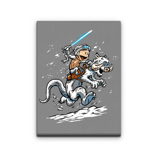 Calvin and Hoth - Canvas Print