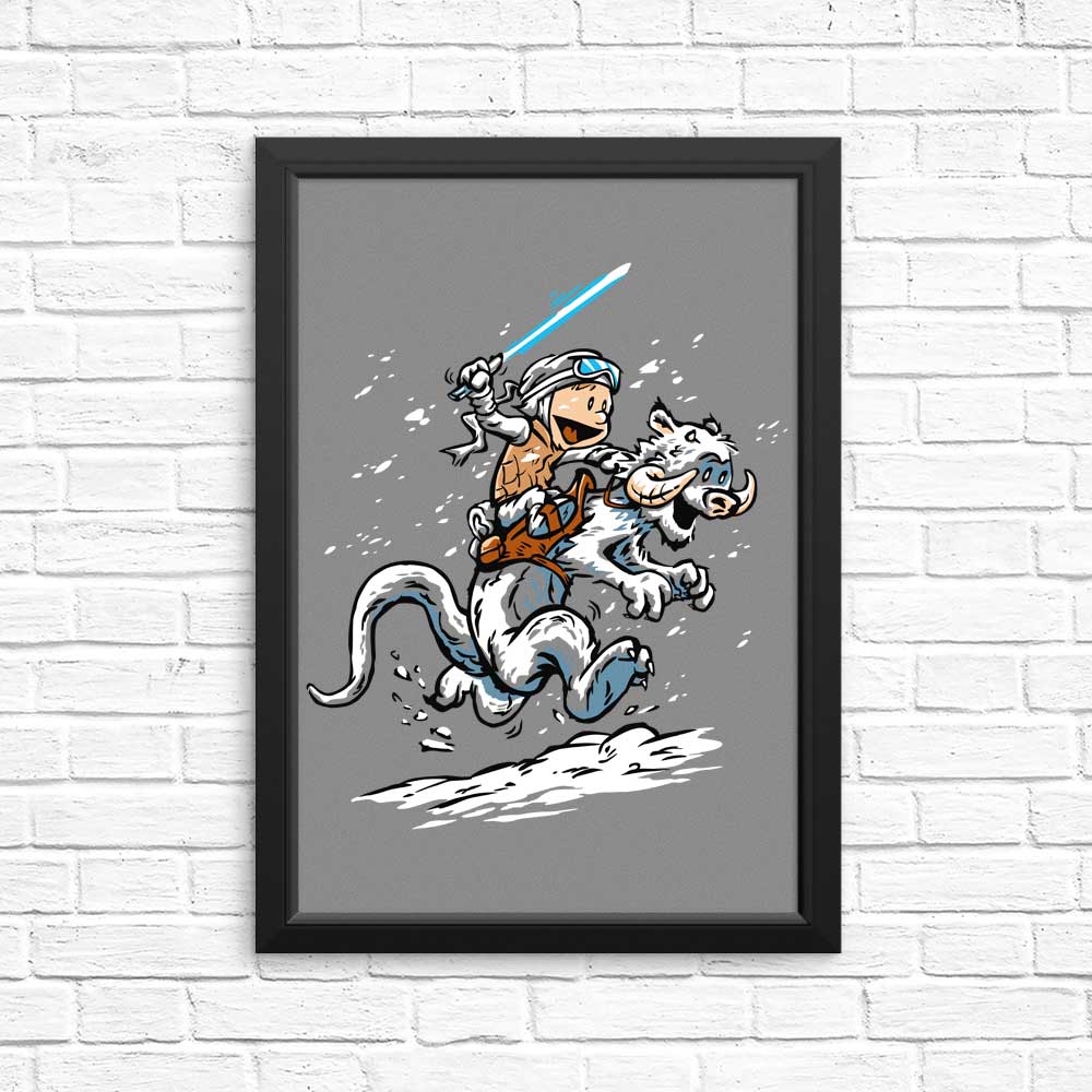 Calvin and Hoth - Posters & Prints