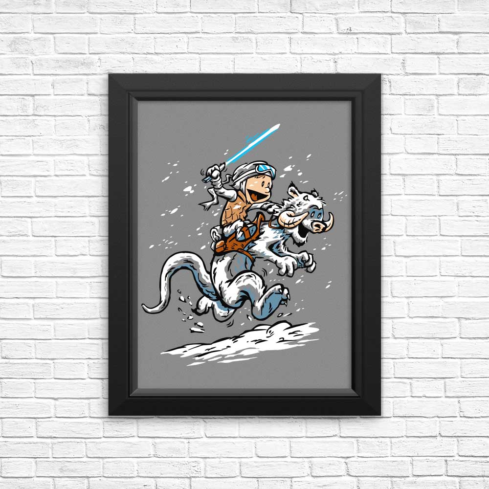 Calvin and Hoth - Posters & Prints