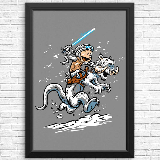 Calvin and Hoth - Posters & Prints