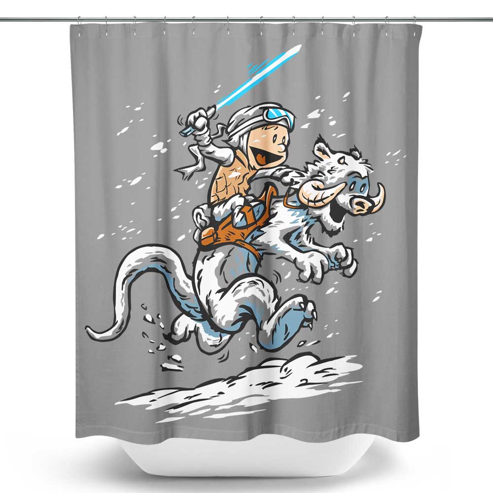 Calvin and Hoth - Shower Curtain