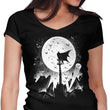 Caped Silhouette - Women's V-Neck