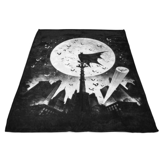 Caped Silhouette - Fleece Blanket