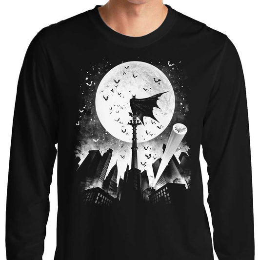 Caped Silhouette - Long Sleeve T-Shirt