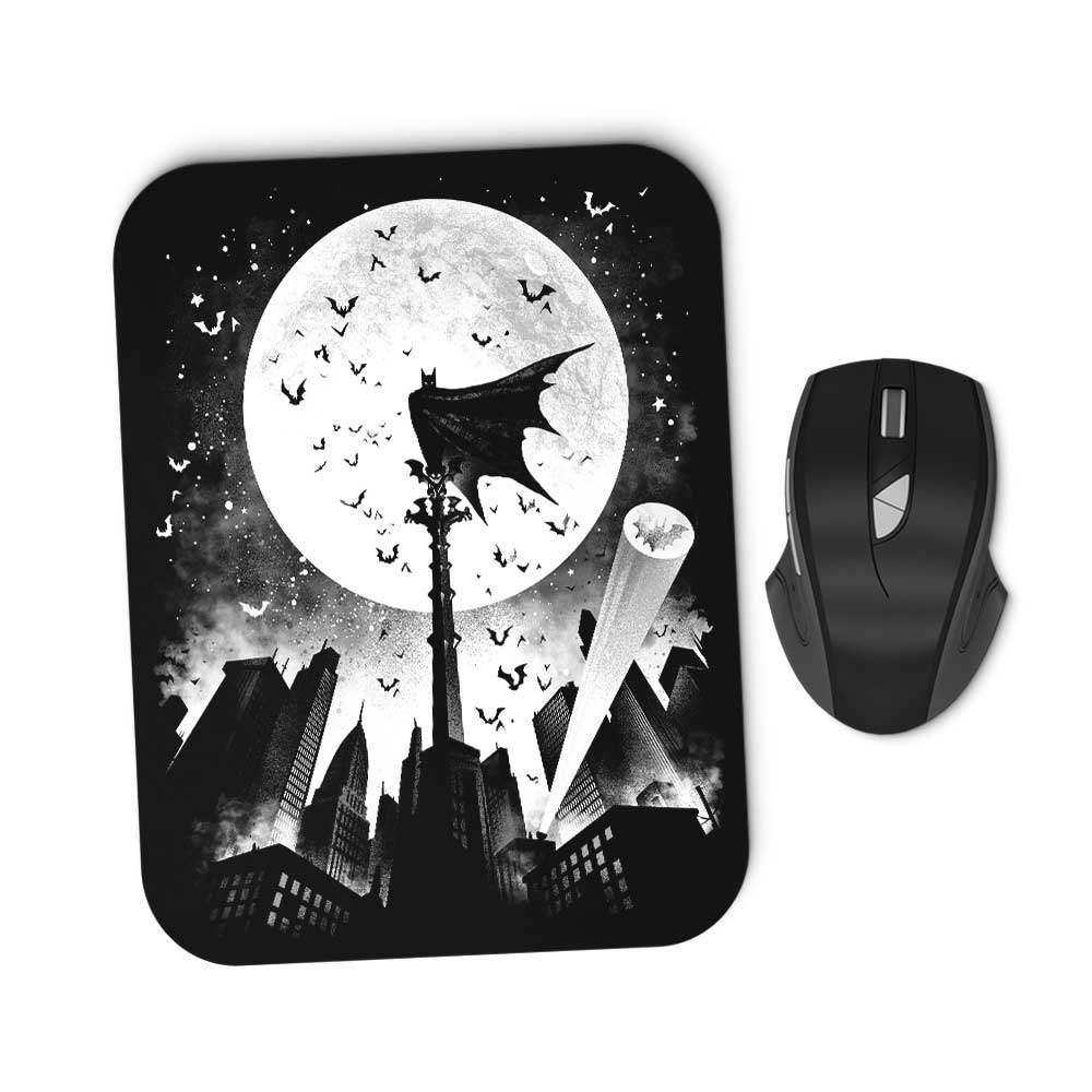 Caped Silhouette - Mousepad