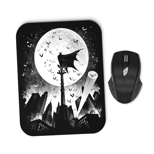 Caped Silhouette - Mousepad