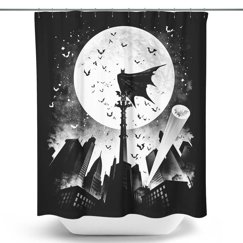 Caped Silhouette - Shower Curtain