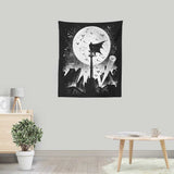 Caped Silhouette - Wall Tapestry