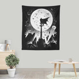 Caped Silhouette - Wall Tapestry