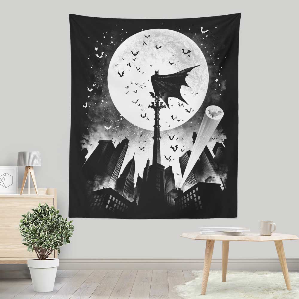 Caped Silhouette - Wall Tapestry