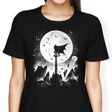 Caped Silhouette - Women's Apparel