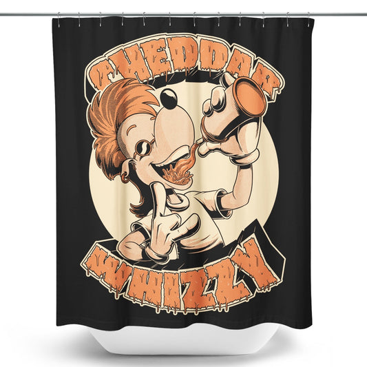 Cheddar Whizzy - Shower Curtain