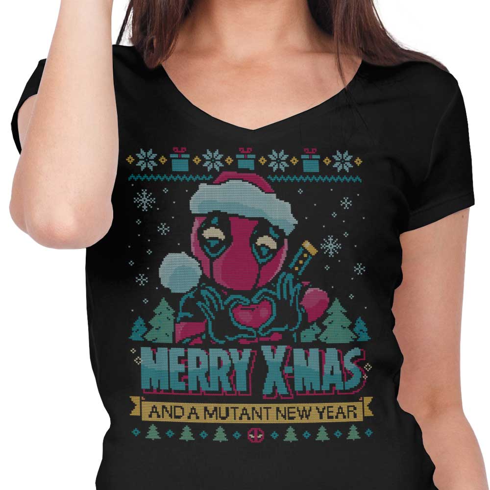 Chimichanga Xmas - Women's V-Neck