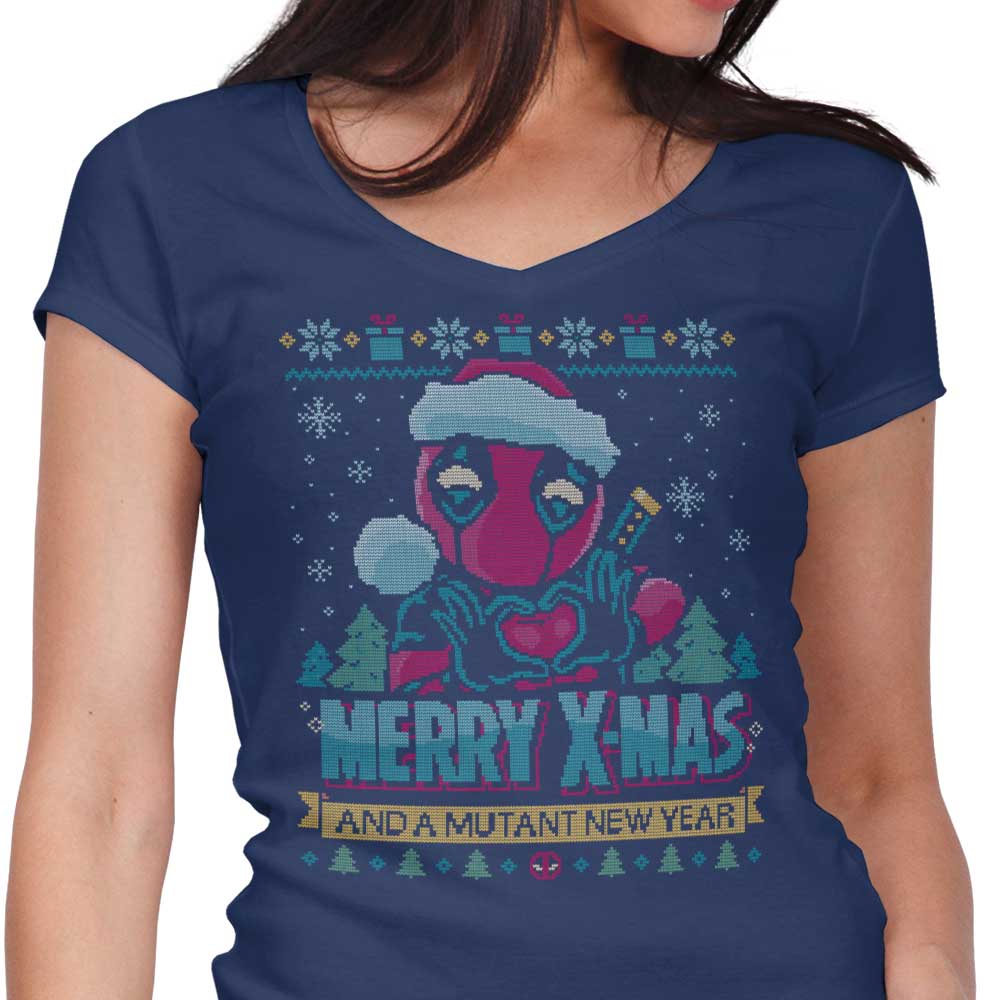 Chimichanga Xmas - Women's V-Neck