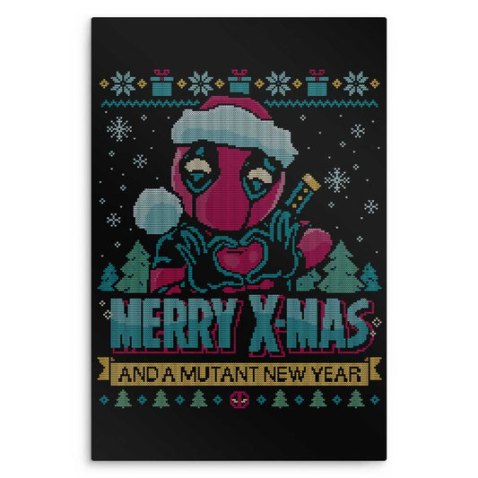 Chimichanga Xmas - Metal Print