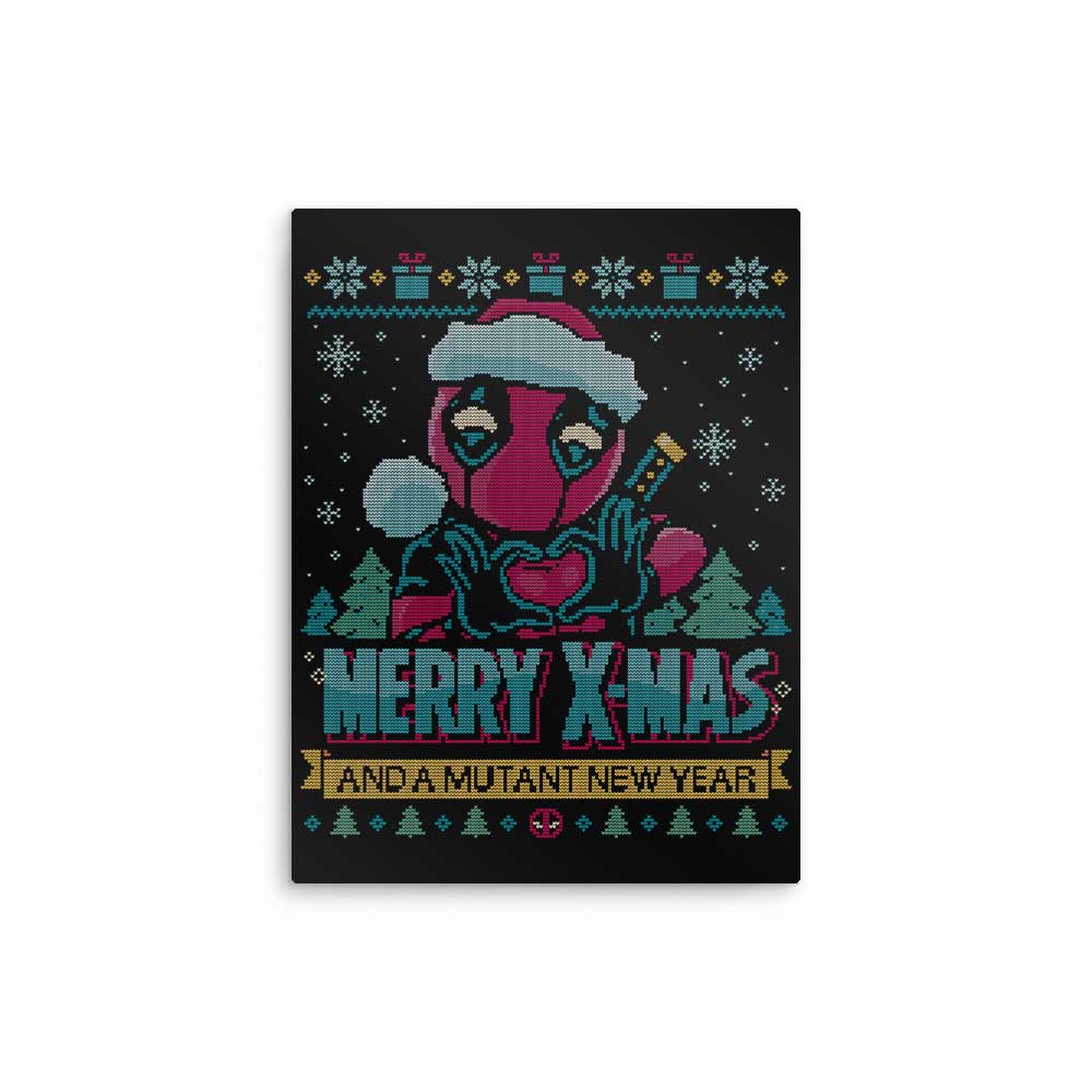 Chimichanga Xmas - Metal Print