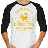 Chocobo Farm - 3/4 Sleeve Raglan T-Shirt