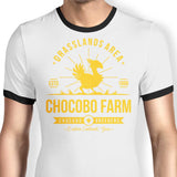 Chocobo Farm - Ringer T-Shirt