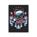 Christmas Alien - Canvas Print