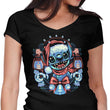 Christmas Alien - Women's V-Neck