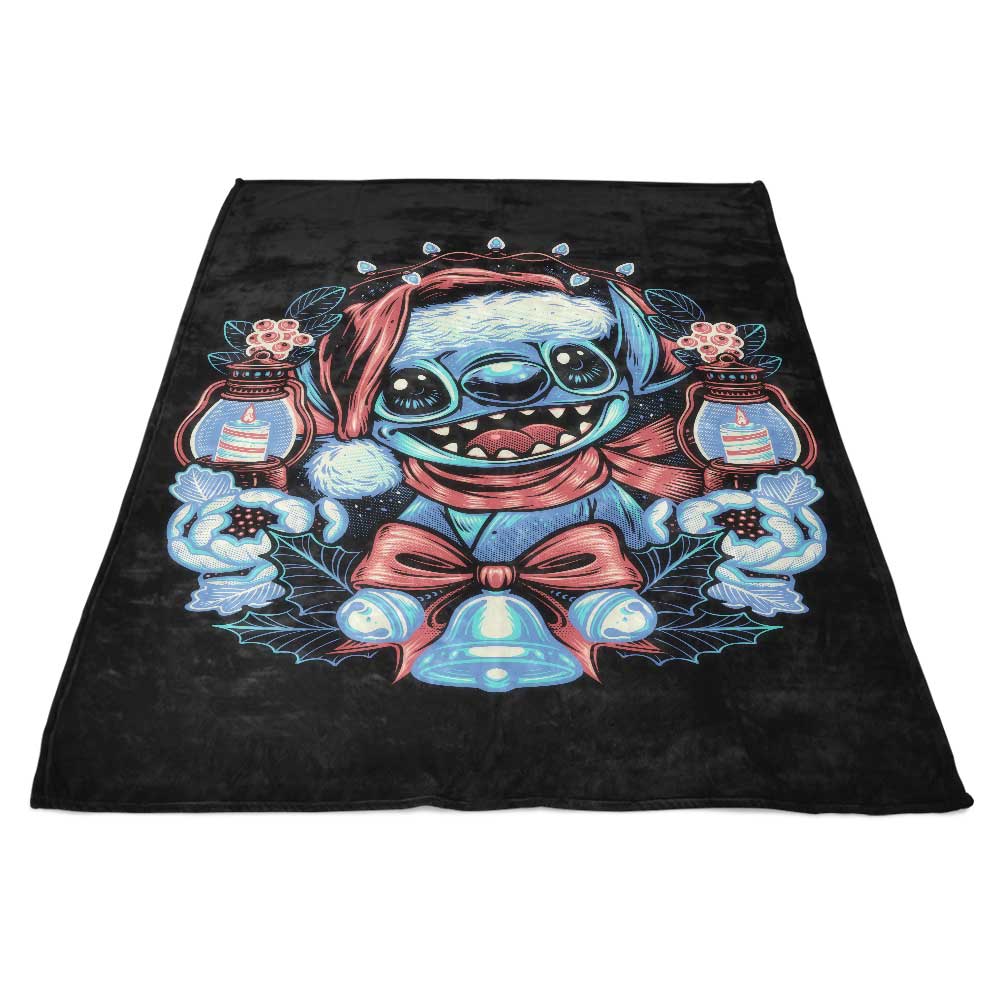 Christmas Alien - Fleece Blanket