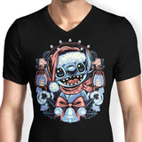 Christmas Alien - Men's V-Neck