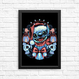 Christmas Alien - Posters & Prints