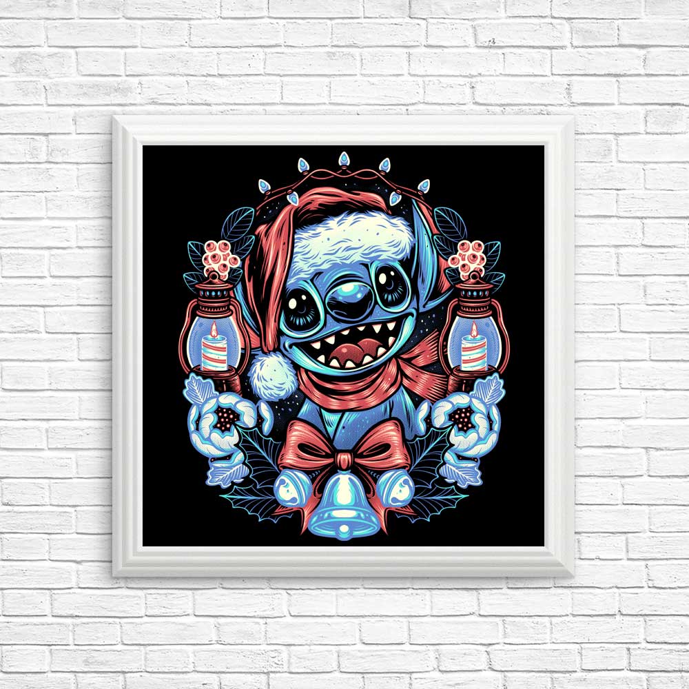 Christmas Alien - Posters & Prints