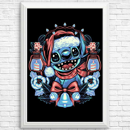 Christmas Alien - Posters & Prints