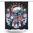 Christmas Alien - Shower Curtain