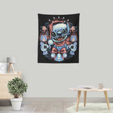 Christmas Alien - Wall Tapestry