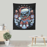 Christmas Alien - Wall Tapestry