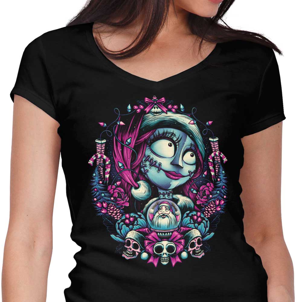 Christmas Ragdoll - Women's V-Neck