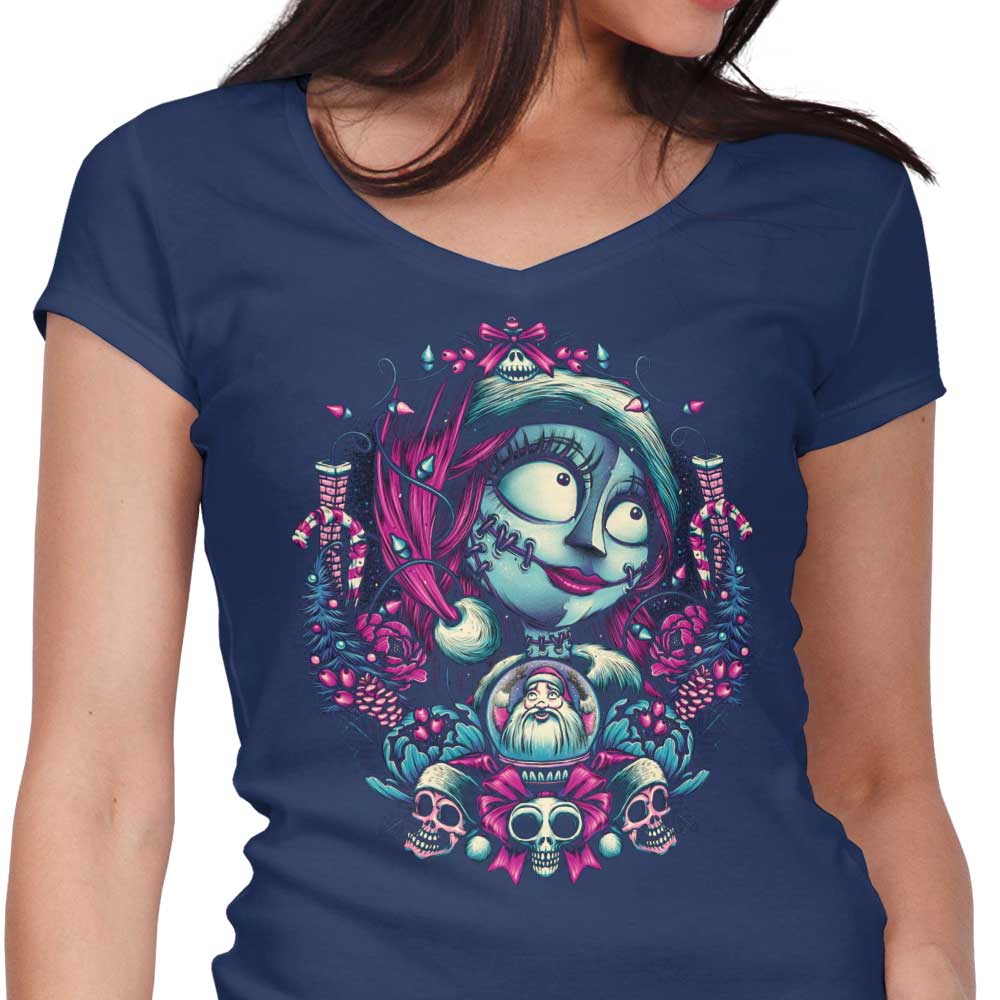 Christmas Ragdoll - Women's V-Neck