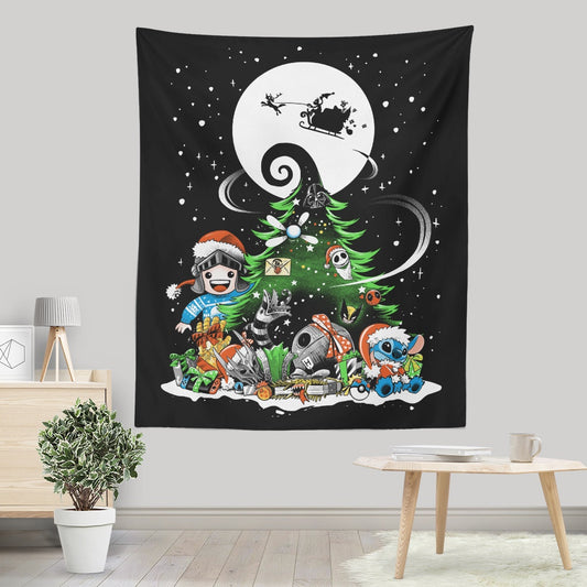 Christmas With Teerion - Wall Tapestry