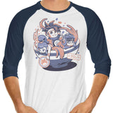 Chrono Bowl - 3/4 Sleeve Raglan T-Shirt