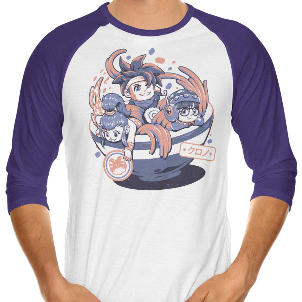 Chrono Bowl - 3/4 Sleeve Raglan T-Shirt