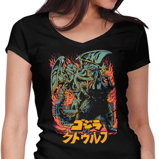 Clash of Gods - Women's V-Neck