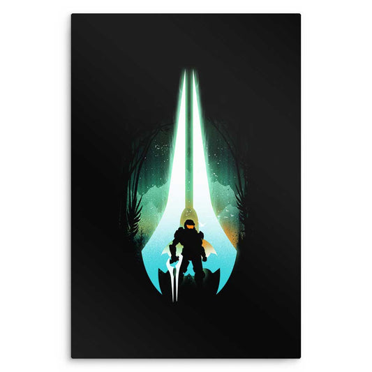 Combat Sword - Metal Print