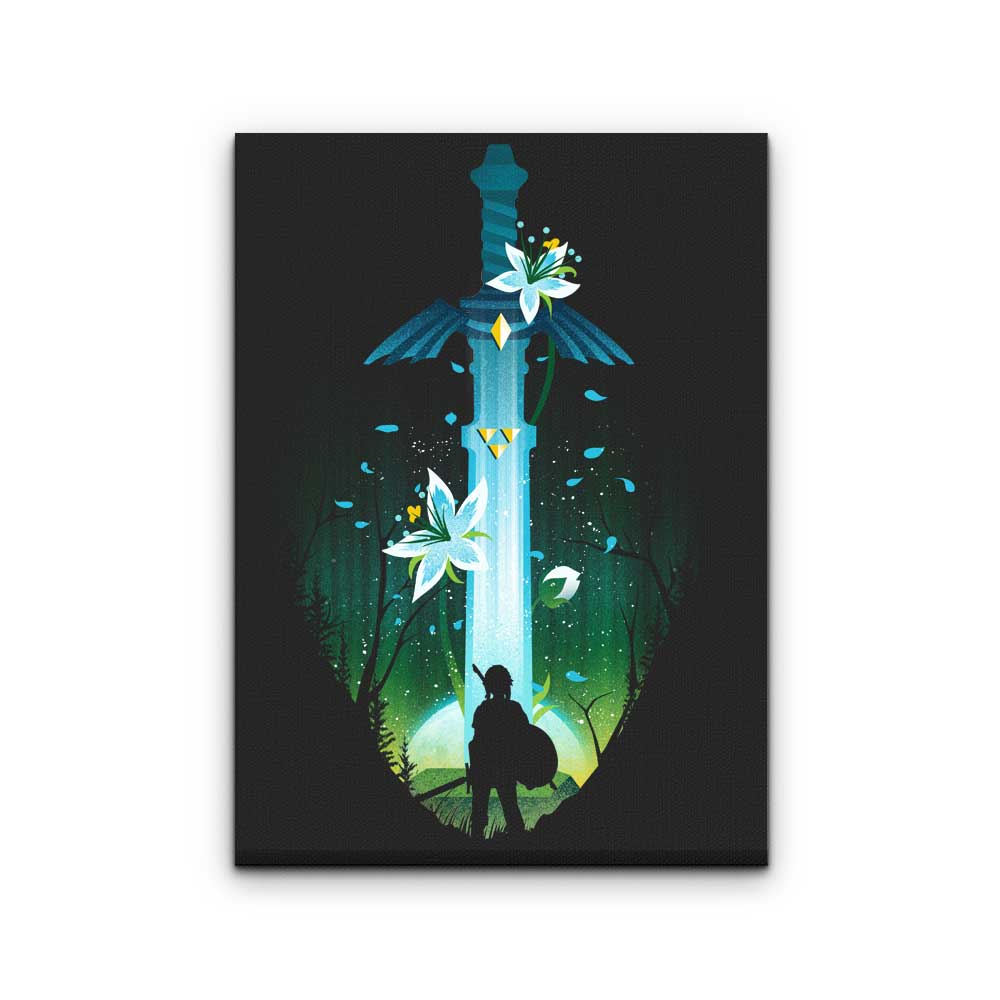 Courage Sword - Canvas Print