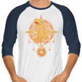 Crest of Courage - 3/4 Sleeve Raglan T-Shirt