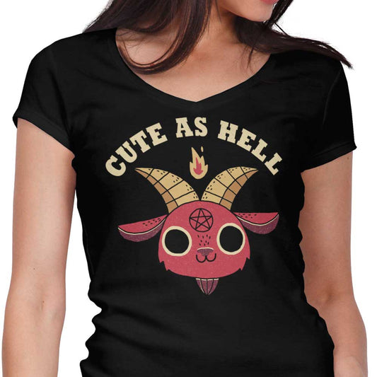 Cute as Hell - Women's V-Neck