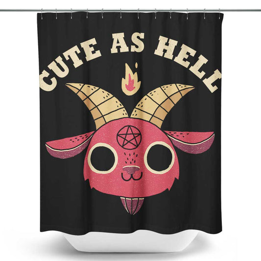 Cute as Hell - Shower Curtain