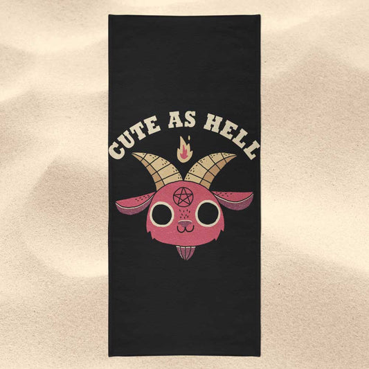 Cute as Hell - Towel